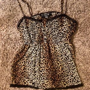 Cheetah print Babydoll Camisole